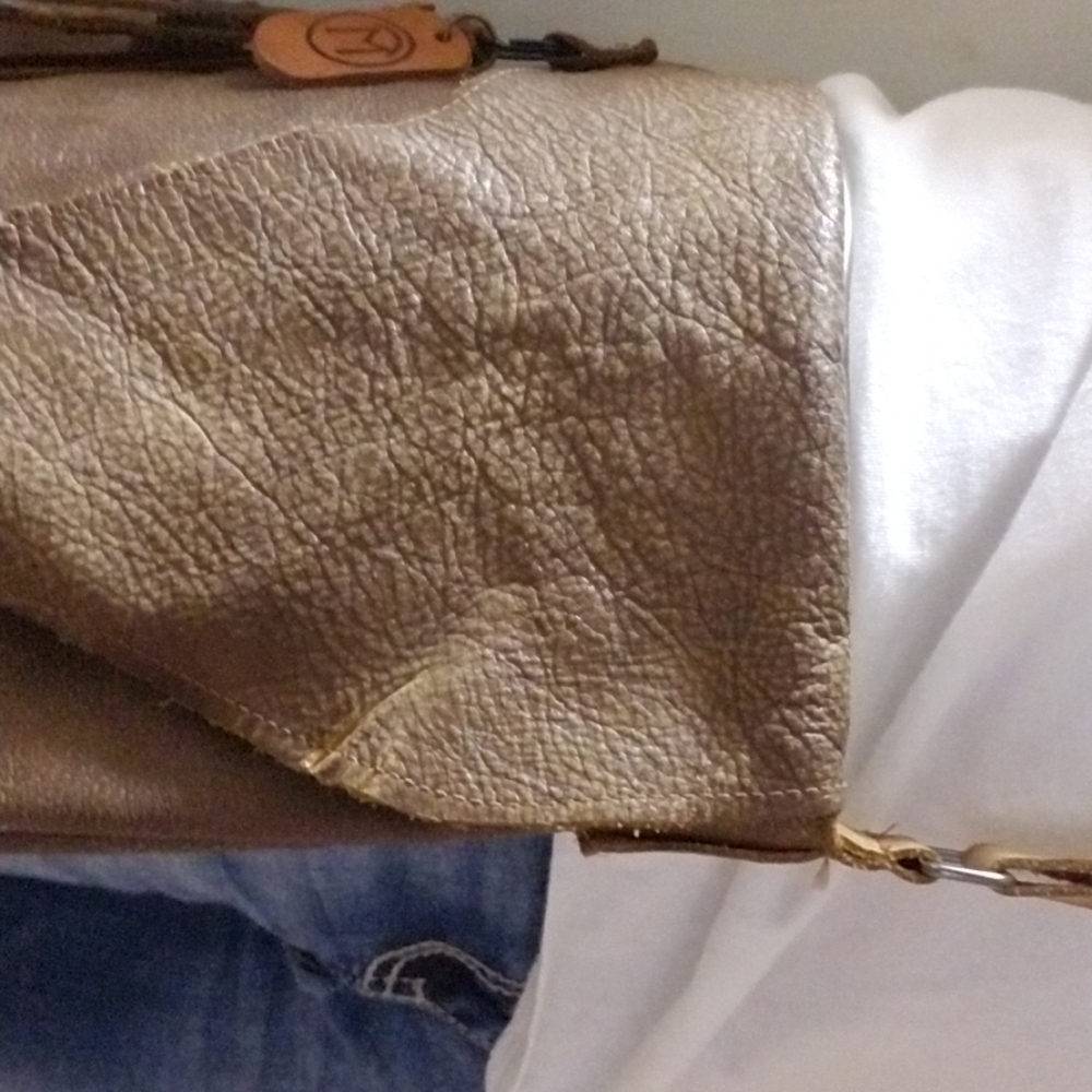 Alta Mills Designs Brown Leather Crossbody Purse